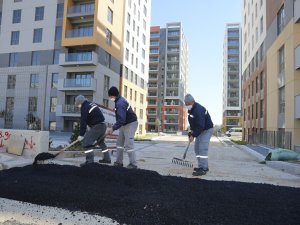 Kepez-Santral’de asfalt çalışmaları sürüyor