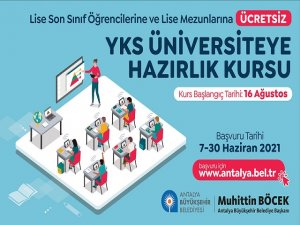 Büyükşehir’in YKS hazırlık kursu kayıtları başladı