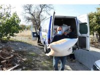 Tarsus Belediyesinden köylülere yem desteği