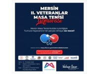 Mersin’de 2. Veteranlar Masa Tenisi Turnuvası yapılacak