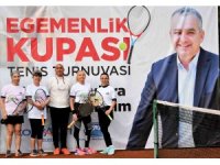 Konyaaltı’nda rekor katılımlı tenis turnuvası