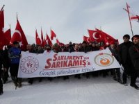 Başkan Böcek Sarıkamış Şehitlerini anma yürüyüşüne katıldı