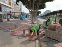 Termesos Bulvarı kaldırımı yenileniyor