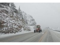 Antalya-Konya karayolunda 20 santimetreye kadar ulaştı