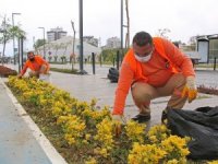 Konyaaltı Sahili yaz sezonuna hazırlanıyor