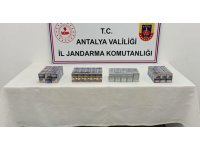 Antalya’da jandarmadan kaçak tütün mamülleri denetimi