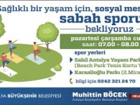 Büyükşehir’den sosyal mesafeli sabah sporu