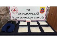 Antalya’da yolcu yastığına saklı 6 kilo uyuşturucu madde ele geçirildi