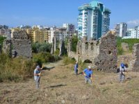 Alanya’da Naula Antik Kenti temizleniyor