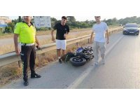 Manavgat çevreyolunda motosiklet kazası: 2 yaralı