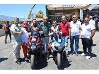 Motodrag yarışlarının startını Başkan Kocagöz verdi