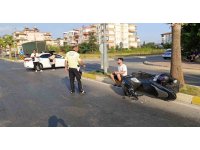 Manavgat’ta motosiklet ile otomobil çarpıştı: 1 yaralı