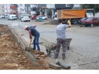 Dulkadiroğlu’nda kilit parke çalışması